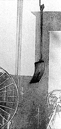 Illustration 11A, Duchamp's readymade snow shovel, 1917.