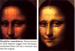 Analysis of Duchamp's LHOOQ--CLICK ON IMAGE TO ENLARGE